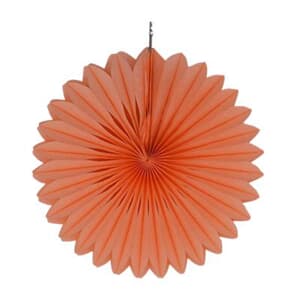 Paper Fan 12"-30cm Coral