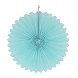 Paper Fan 12"-30cm Light Blue