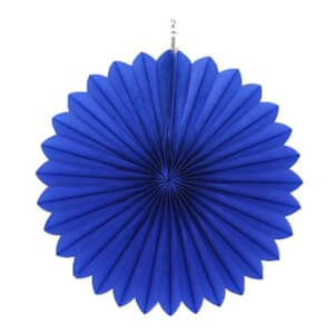 Paper Fan 12"-30cm Royal Blue