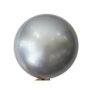 Bobo Balloon Balls Silver 18" 45cm