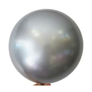 Bobo Balloon Balls Silver 22" 55.8
