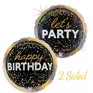 Metallic Birthday Party Holographic 45cm