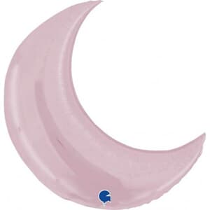 36inch Moon Pastel Pink Shape