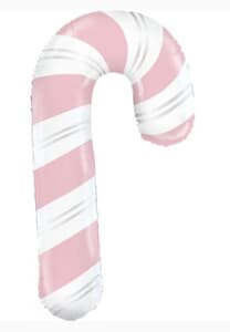 Grabo Foil Pink Candy Cane 41" (104cm)