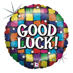 Good Luck Squares Holographic 45cm