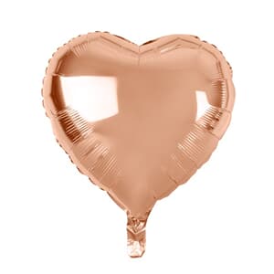 45cm Heart Foil Rose Gold Hang-Sell Packaging