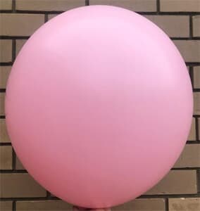 Macaron Coloured Latex 60cm Pastel Pink Pack 4