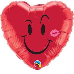Qualatex Balloons Naughty Smile & Kiss 45cm