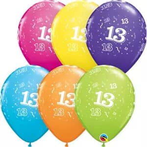 Qualatex Balloons 10 Around Tropical Asst. 28cm #