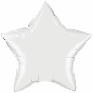 Star Foil White 36" Unpackaged