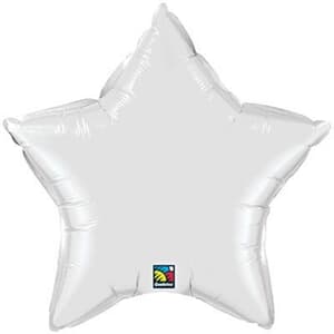 Star Foil White 50cm Unpackaged