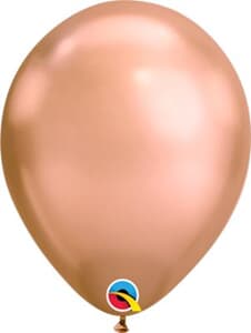 Qualatex Balloons Chrome Rose Gold 28cm 25 count #