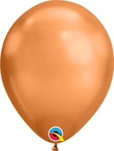 Qualatex Balloons Chrome Copper 28cm 25 count