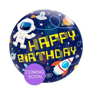Bubble Birthday Outer Space 55cm