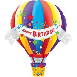 Birthday Hot Air Balloon 107cm