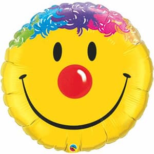 Smile Face Foil Helium Balloon 91cm