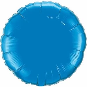 Qualatex Balloons 10cm Circle Sapphire Blue