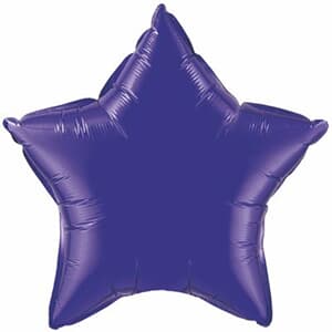 Qualatex Balloons 10cm Star Quartz Purple