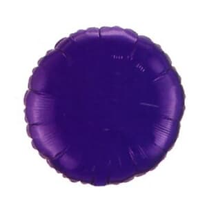 Qualatex Balloons 23cm Circle Quartz Purple