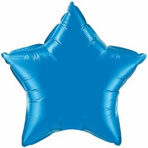 Qualatex Balloons 23cm Star Sapphire Blue