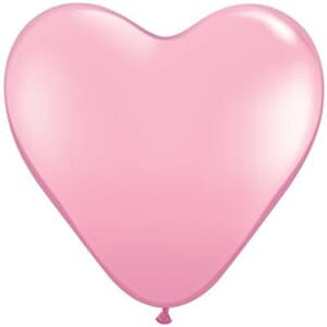 Heart Pink 38cm (15")