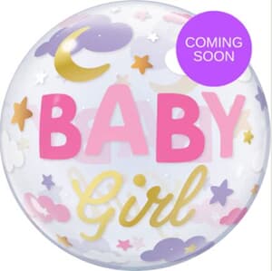 Baby Girl Sweet Dreams Bubble 55cm