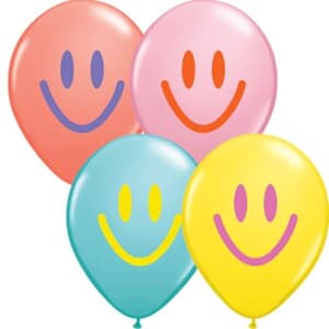 Qualatex Balloons Smile Colorful Asst Asst 28cm