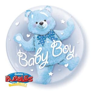 Baby Bear Blue Double Bubble #