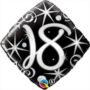 Qualatex Balloons 18 Elegant Sparkles and Swirls 45cm #