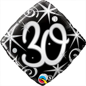 Qualatex Balloons 30 Elegant Sparkles and Swirls 45cm #