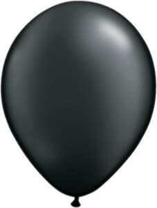 Qualatex Pearl Onyx Black 28cm 25cnt