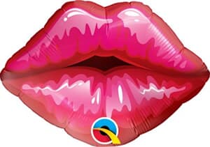 Red Kissy Lips Mini Shape 14"