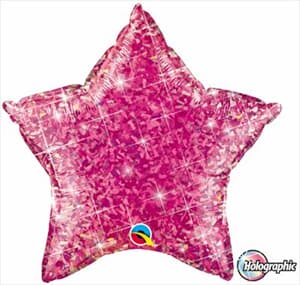 Star Holographic 50.8cm Jewel Magenta