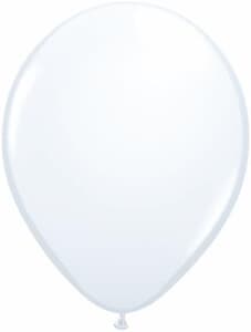 Qualatex Balloons White 5" (12cm)