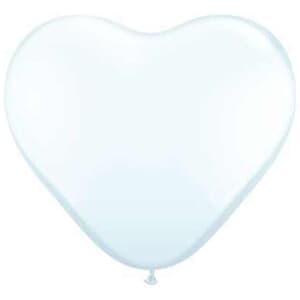 Hearts 15cm White