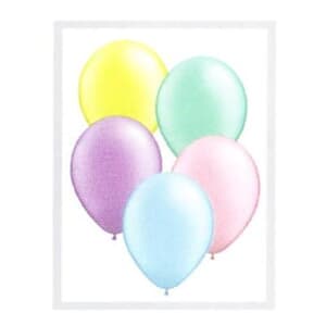 Qualatex Balloons Pastel Pearl Asst 40cm