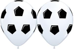 Qualatex Balloons White Soccer Ball 28 cm