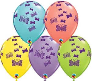 Qualatex Balloons Butterflies Rising Sorbet Asst 28cm