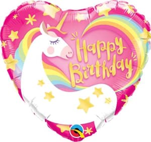 Qualatex Balloons Magical Unicorn Birthday 45cm