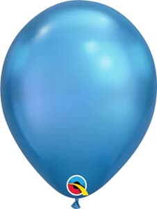 Qualatex Balloons Chrome Blue 28cm