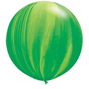 Qualatex Balloons Green Rainbow Super Agate 76cm