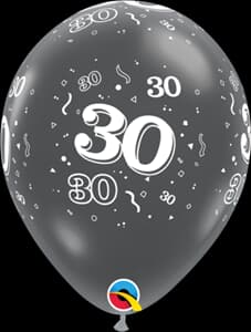 Qualatex Balloons 30 Around Diamond Clear Asst 28cm #