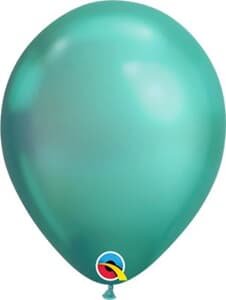 Qualatex Balloons 7" -  17.5cm Chrome Green