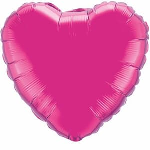 Qualatex Balloons Heart Foil Magenta 90cm Unpackaged