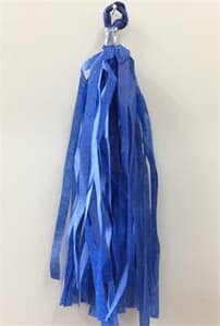Tassels Quality Tissue 30cm Royal Blue Pre-Cut Pack 15